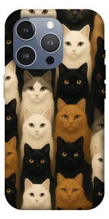 Чохол на Apple iPhone 16 Pro Max Colorful Cat Collage фото 1 Чохол на Apple iPhone 16 Pro Max Colorful Cat Collage фото 1 з 1