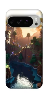 Чехол на Google Pixel 10 Pro Minecraft sunset фото 1 из 1