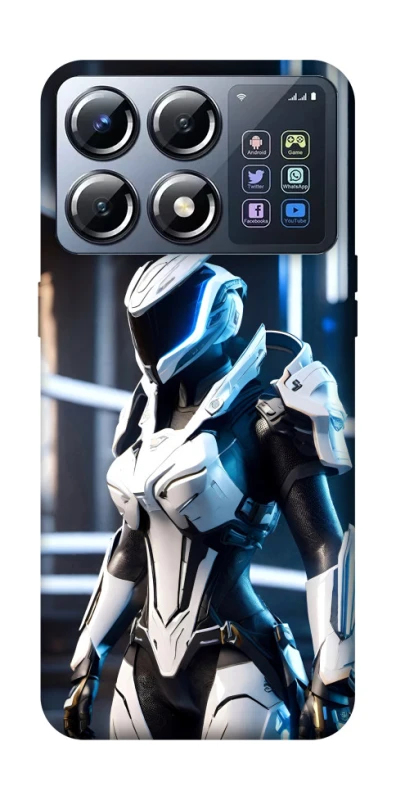 Чохол на Xiaomi POCO X8 Pro Cyber space girl ver.6 фото 1 з 1