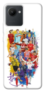 Чехол на Realme C30s Football Abstract v2 фото 1 из 1