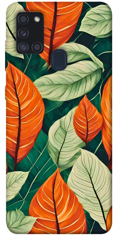 Чохол на Samsung Galaxy A21s Leaves фото 1 з 1