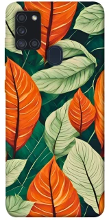 Чохол на Samsung Galaxy A21s Leaves фото 1 з 1