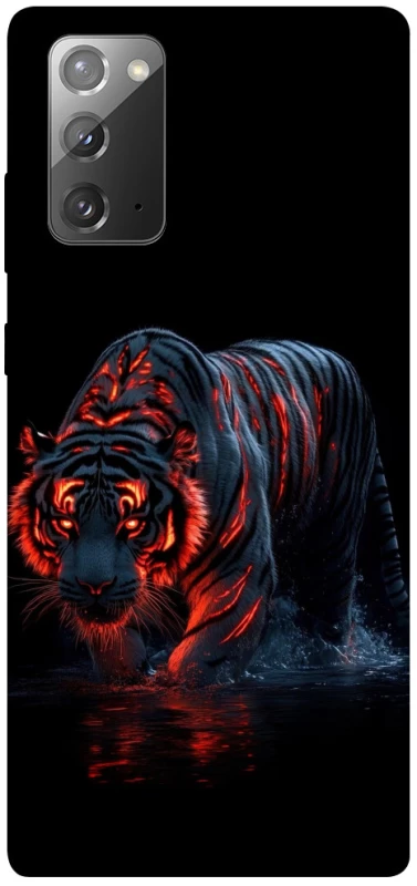 Чохол на Samsung Galaxy Note 20 fire tiger фото 1 з 1