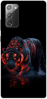 Чехол на Samsung Galaxy Note 20 fire tiger фото 1 из 1