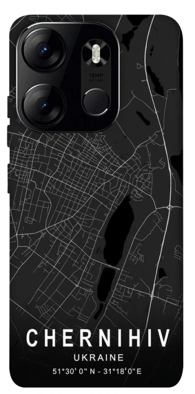 Чохол на Tecno Spark Go 2023 Chernihiv map фото 1 з 1