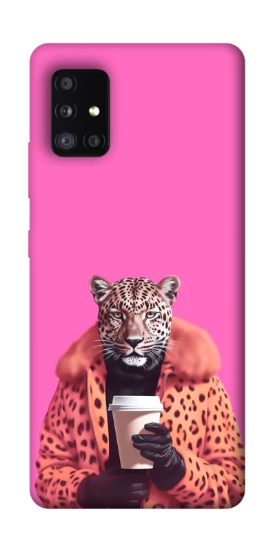 Чехол на Samsung Galaxy A51 5G Леопард с кофе фото 1 из 1