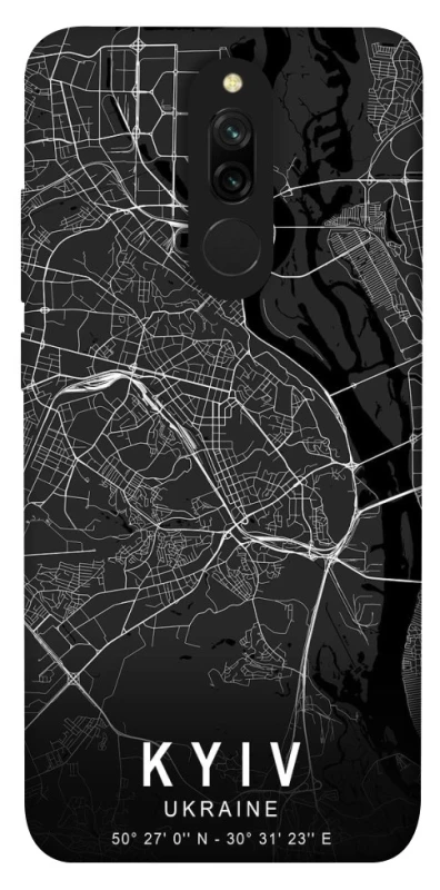 Чехол на Xiaomi Redmi 8 Kyiv map фото 1 из 1