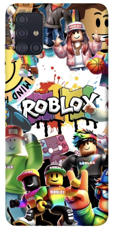 Чехол на Samsung Galaxy A51 Roblox Characters Collage фото 1 из 1