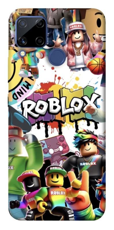 Чохол на Realme C15 Roblox Characters Collage фото 1 з 1