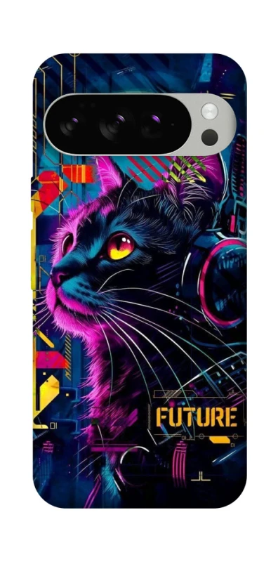Чохол на Google Pixel 10 Pro Cyber Cat v2 фото 1 з 1
