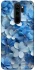 Чехол на Xiaomi Redmi Note 8 Pro Синие цветы фото 1 из 1