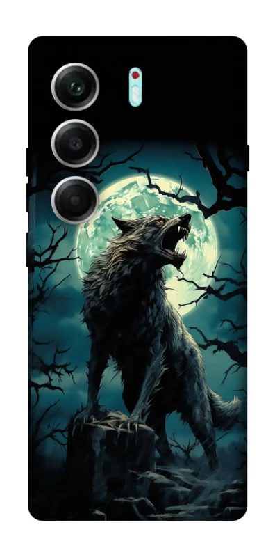 Чохол на Tecno Camon 40 Pro 5G Вовк під місяцем фото 1 з 1