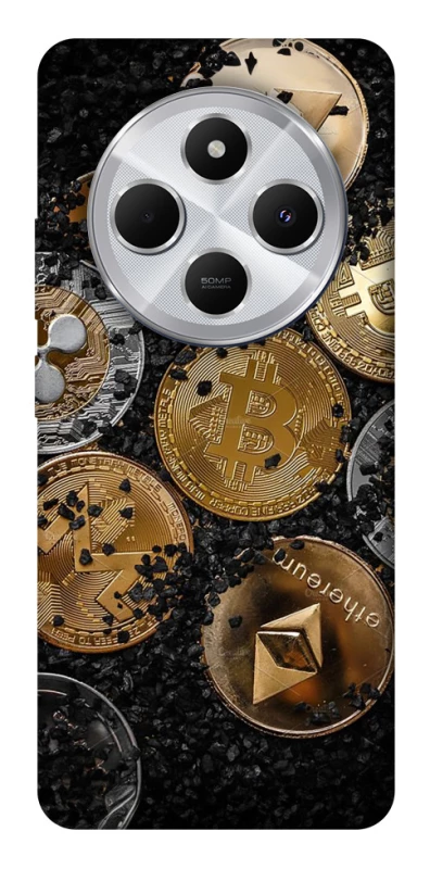 Чехол на Xiaomi Redmi 14C / Poco C75 Many coins v2 фото 1 из 1