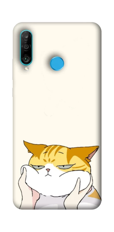 Чохол на Huawei P30 lite Cat bun фото 1 з 1