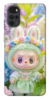 Чехол на Motorola Moto G22 Labubu & Flowers ver.2 фото 1 из 1