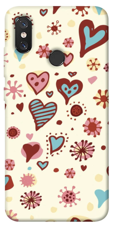 Чохол на Xiaomi Mi 8 Pretty hearts фото 1 з 1