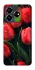 Чохол на ZTE Nubia V60 Червоні тюльпани фото 1 з 1
