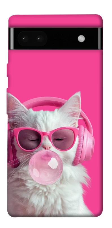 Чохол на Google Pixel 6a Pink kitty фото 1 з 1