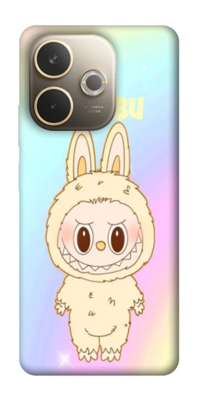Чохол на Oppo A5 Pro 4G Fluffy Rainbow Labubu фото 1 з 1