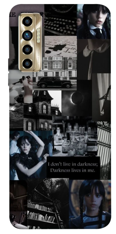 Чехол на TECNO Camon 17P Wednesday Collage ver.3 фото 1 из 1