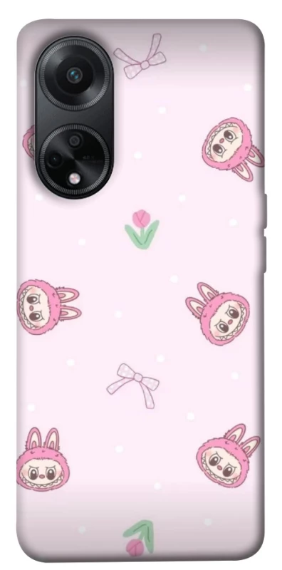 Чохол на Oppo A58 4G Labubu Flower фото 1 з 1
