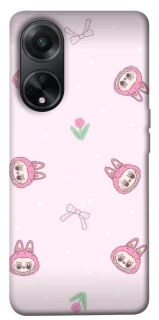 Чохол на Oppo A58 4G Labubu Flower фото 1 з 1