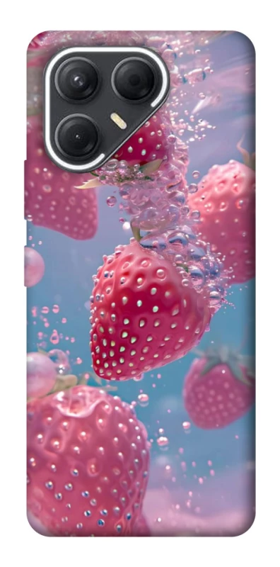 Чехол на TECNO Pova 7 Клубника в воде фото 1 из 1