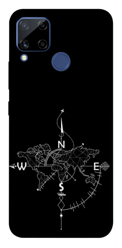 Чехол на Realme C15 Travel Map фото 1 Чехол на Realme C15 Travel Map фото 1 из 1