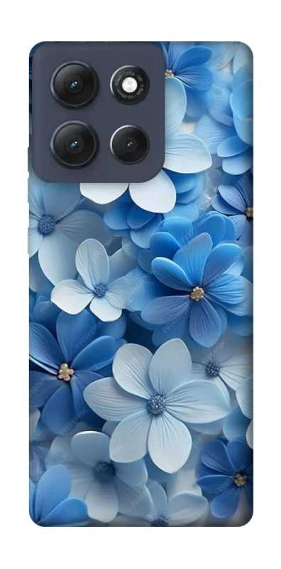 Чохол на Motorola Moto G86 Power Сині квіти фото 1 з 1