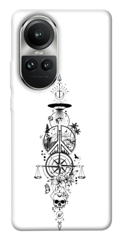 Чехол на Oppo Reno 10 Tattoo ver.7 фото 1 из 1