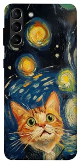 Чехол на Samsung Galaxy S21+ paint cat фото 1 из 1