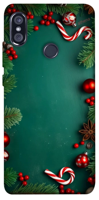 Чехол на Xiaomi Redmi Note 5 Pro / Note 5 (AI Dual Camera) Новогодний v35 фото 1 из 1