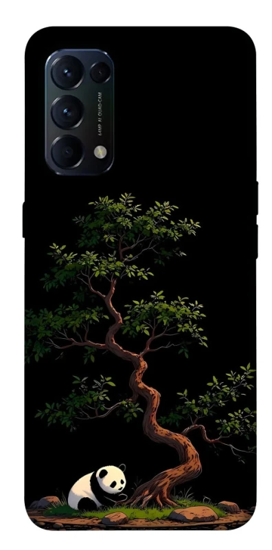 Чехол на Oppo Reno 5 4G Panda and tree фото 1 из 1