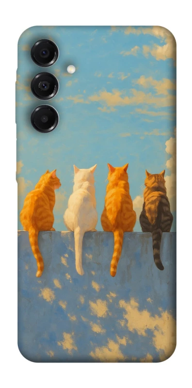 Чехол на Samsung Galaxy A17 4G/5G cats on wall фото 1 Чехол на Samsung Galaxy A17 4G/5G cats on wall фото 1 из 1