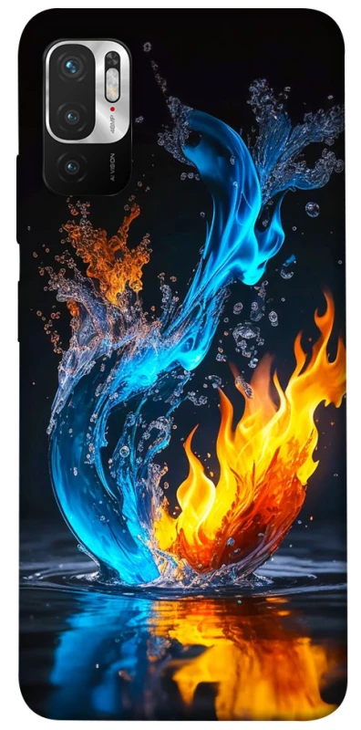 Чехол на Xiaomi Redmi Note 10 5G Water And Fire фото 1 из 1