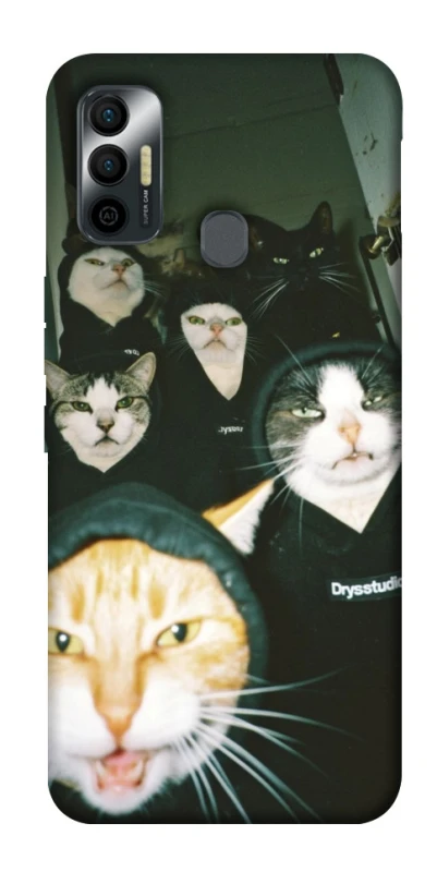 Чехол на TECNO Spark 7 Сatsss фото 1 из 1