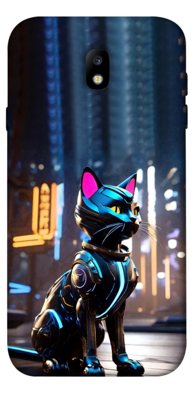 Чохол на Samsung J730 Galaxy J7 (2017) Cyber cat фото 1 з 1