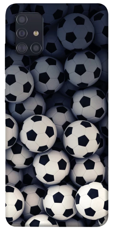 Чохол на Samsung Galaxy A51 Футбольні м'ячи фото 1 з 1