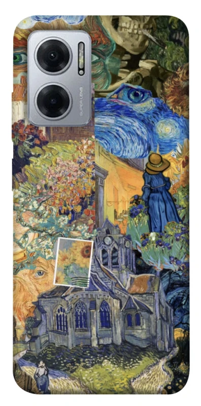 Чохол на Xiaomi Redmi Note 11E Van Gogh collage фото 1 з 1