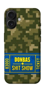 Чехол на Apple iPhone 16 Donbas ticket фото 1 из 1