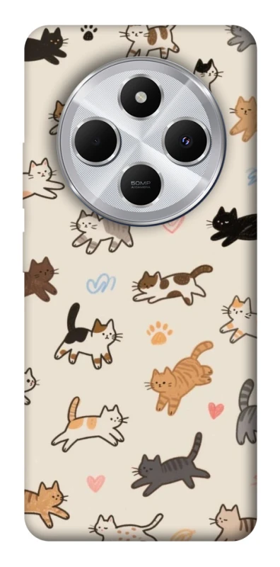 Чохол на Xiaomi Redmi 14C / Poco C75 Cat style ver.2 фото 1 з 1