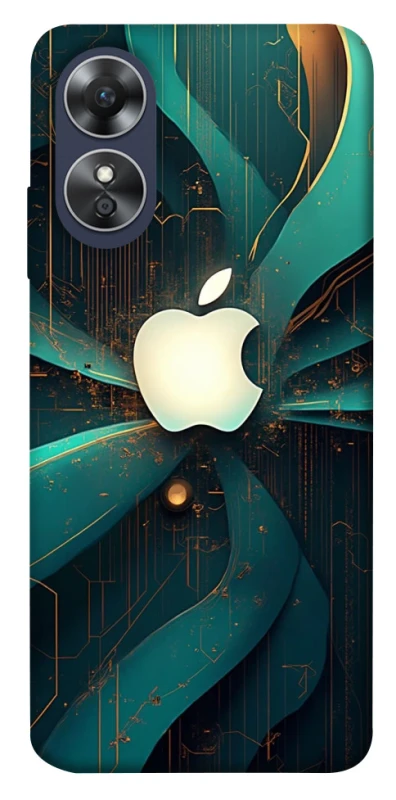 Чехол на Oppo A17 Apple logo ver.4 фото 1 из 1