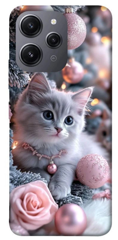 Чохол на Xiaomi Redmi 12 Christmas Kitty фото 1 з 1