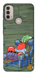 Чохол на Motorola Moto E40 Mr.Krabs фото 1 з 1