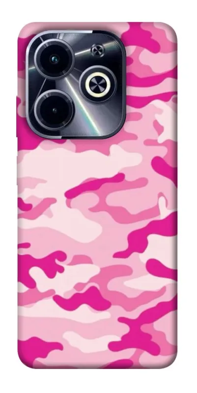 Чехол на Infinix Hot 40i camouflage pink фото 1 из 1