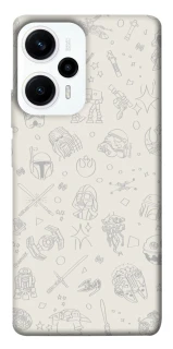 Чехол на Xiaomi Poco F5 / Note 12 Turbo Star Wars background ver.1 фото 1 из 1