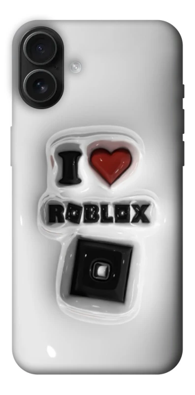 Чохол на Apple iPhone 16 Plus I love Roblox фото 1 з 1