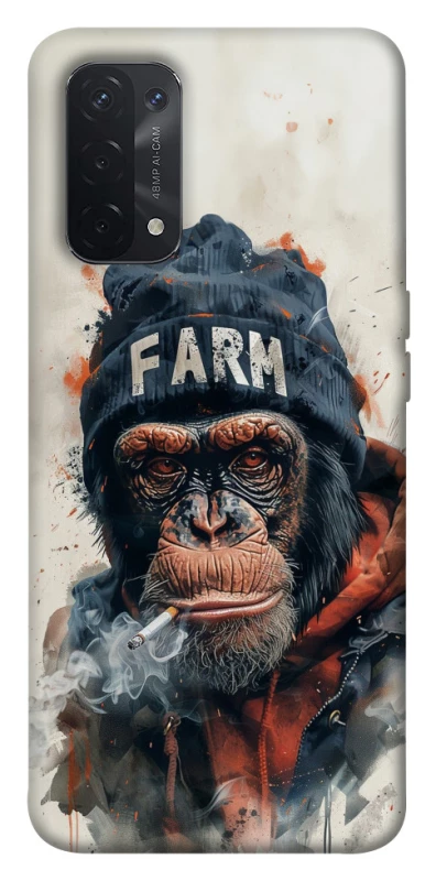 Чехол на Oppo A54 5G / A74 5G Шимпанзе v3 фото 1 из 1