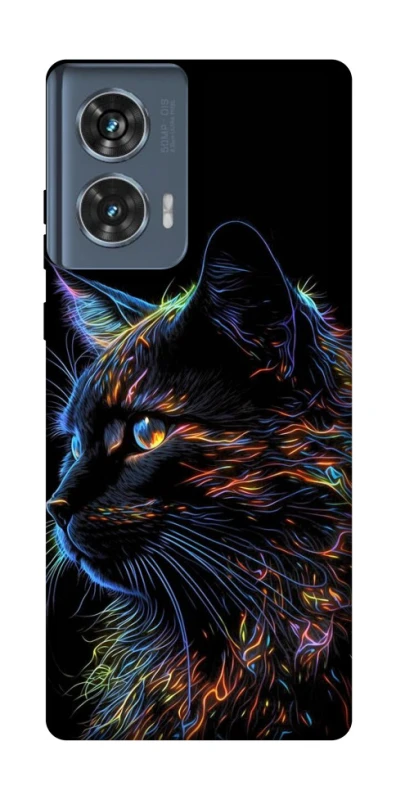 Чохол на Motorola Edge 50 Чорний кіт фото 1 з 1
