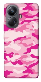 Чехол на Realme 10 Pro+ camouflage pink фото 1 из 1